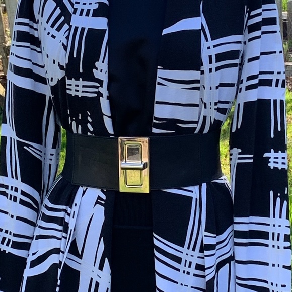 Joseph Ribkoff Black/White Stylish Jacket - Picture 1 of 15